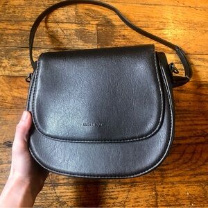 Black Matt & Nat Vegan Leather Bag